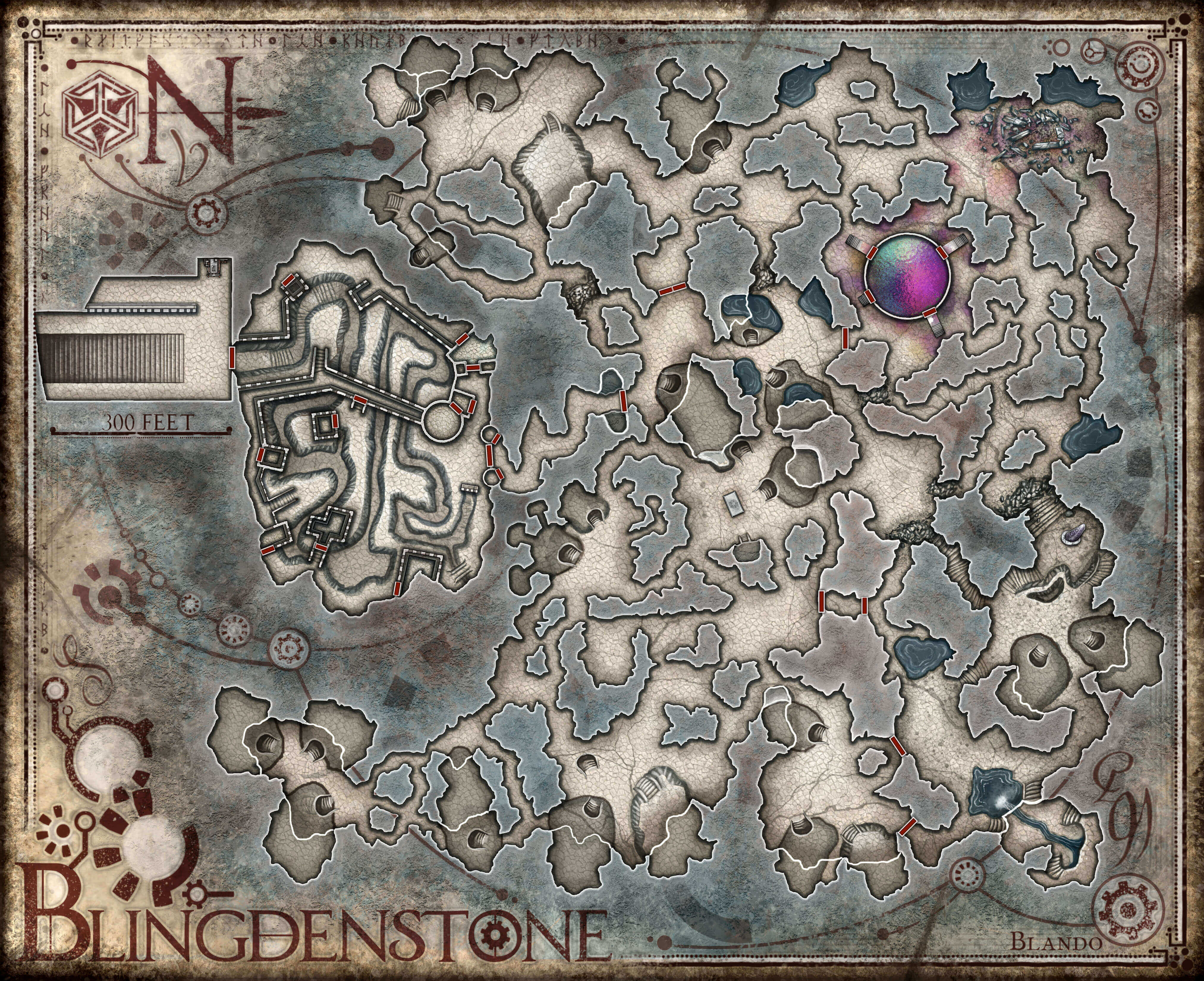 Blingdenstone Map