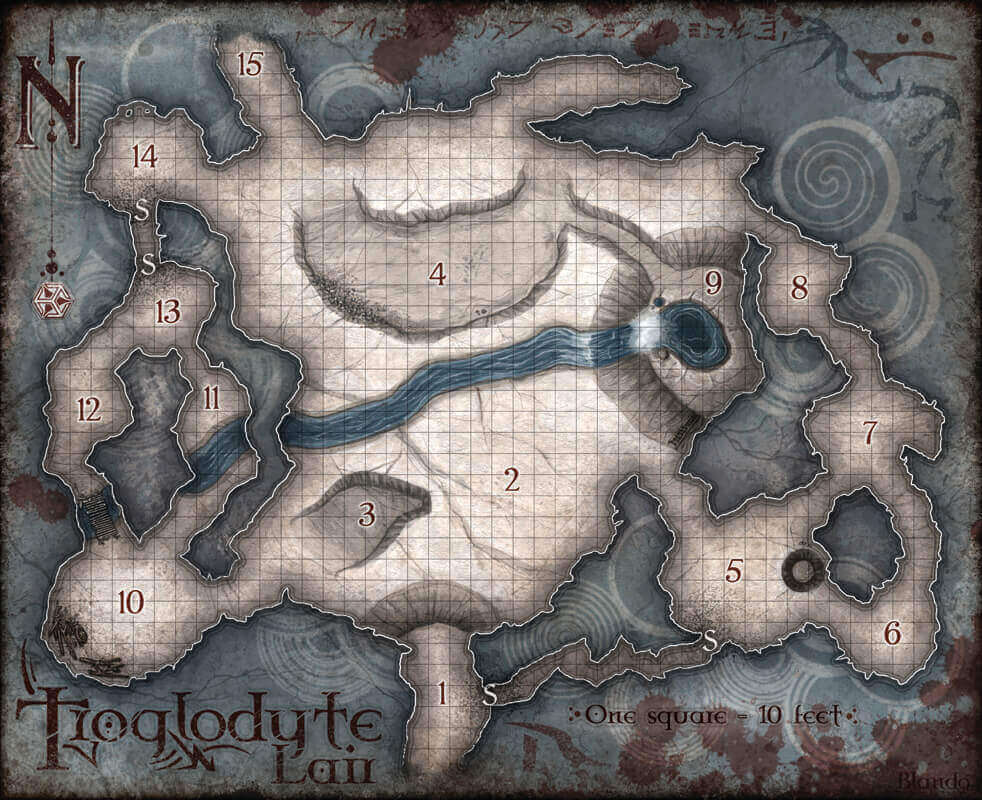 DM - Troglodyte Lair Map