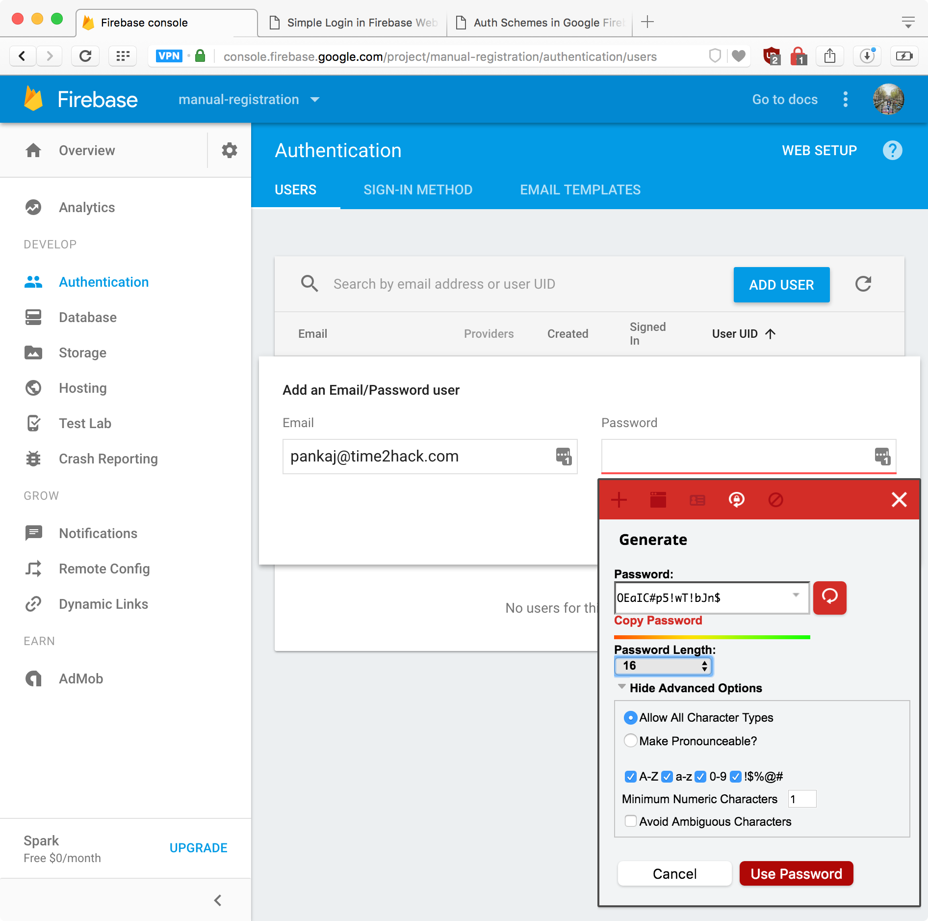 Use Password Generators to generate strong passwords