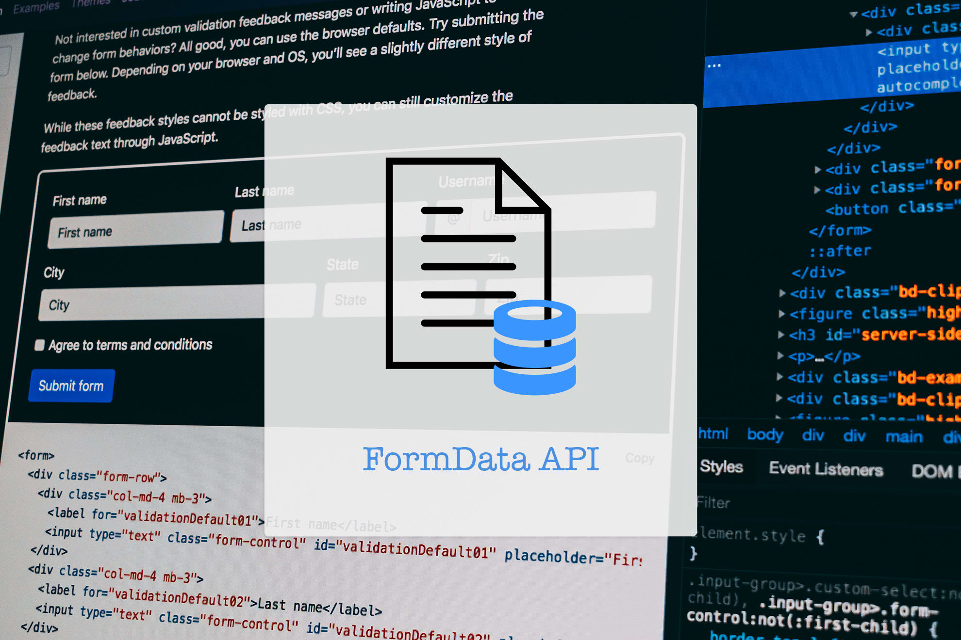 FormData API: Handle Forms like Boss 😎
