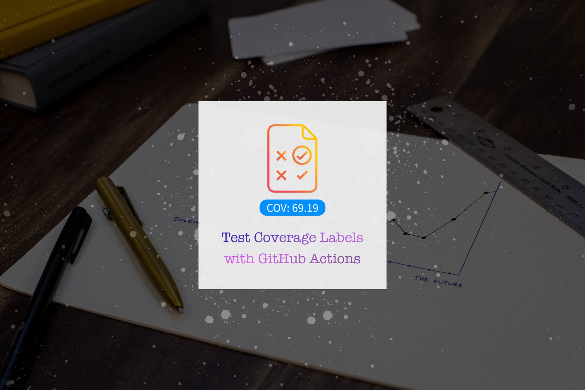Add Test Coverage Label with Github Actions