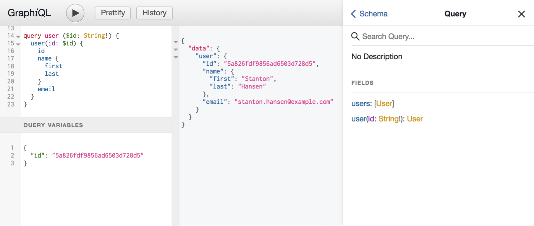 format graphql query online