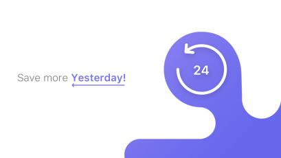 Save more yesterday!