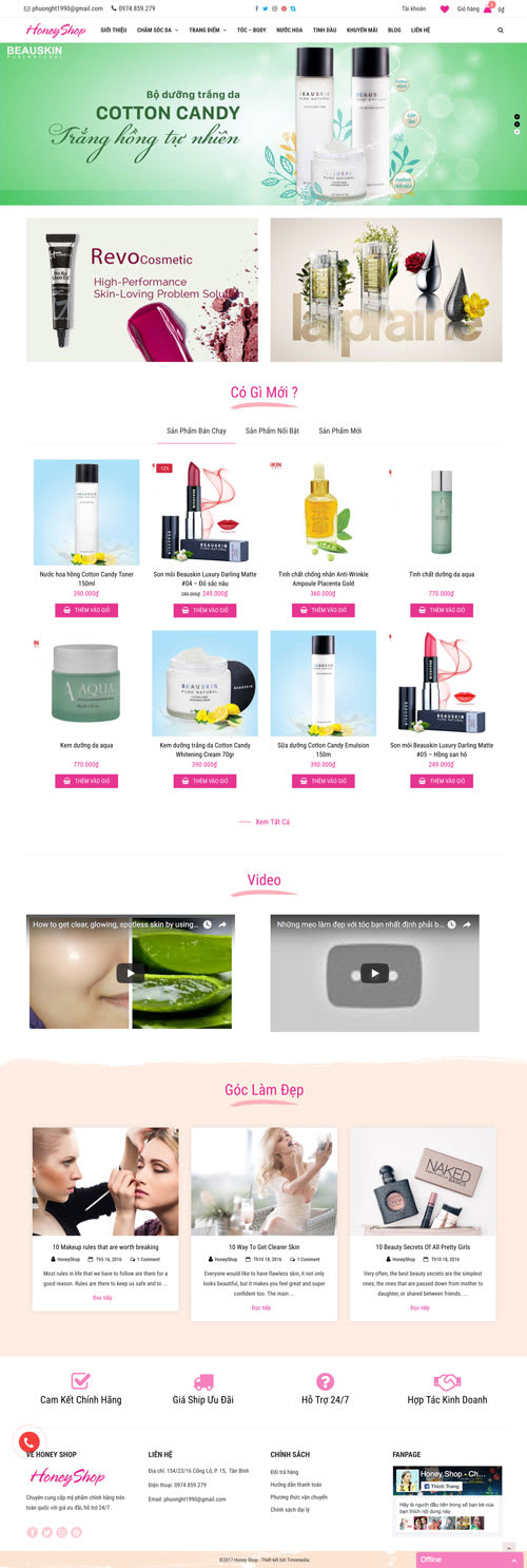 Mẫu giao diện web bán hàng 10