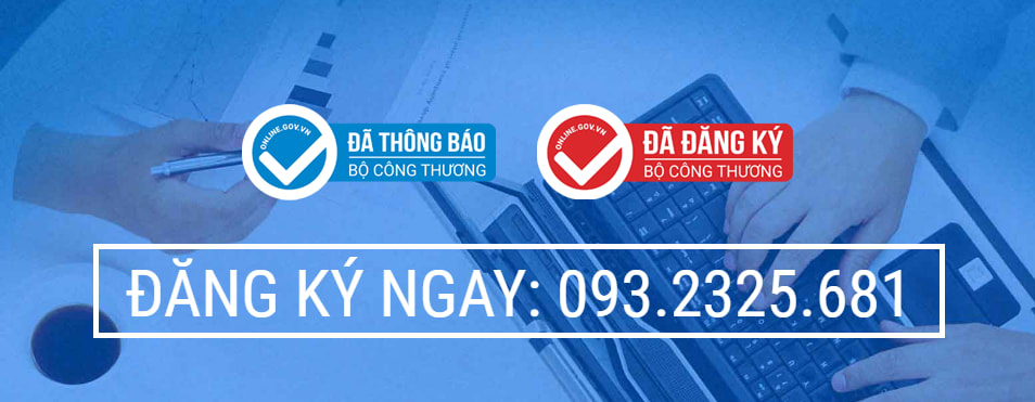 đăng ký web với bộ công thương