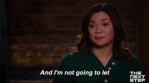 Lady saying 'And I am not going to let anything get in the way of making it amazing'.