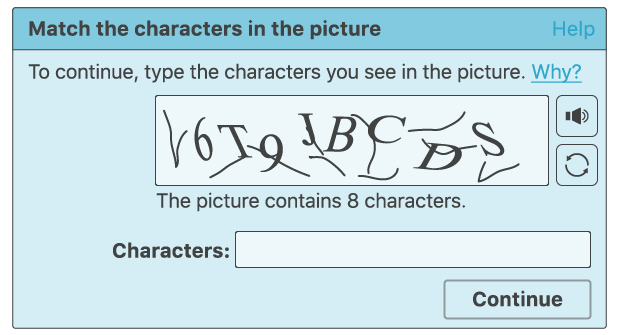 A text-based CAPTCHA
