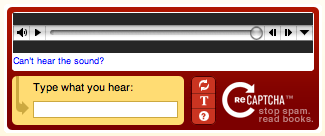 An audio-based CAPTCHA