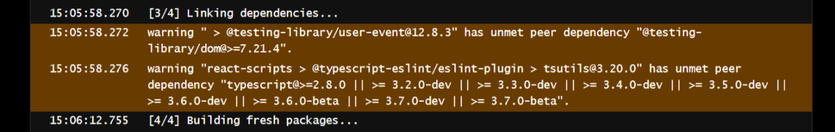 Why my React App Failed To Compile