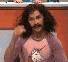 Man saying 'magic' with razzle dazzle hands