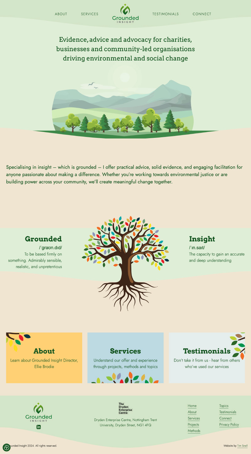 Grounded Insight Homepage