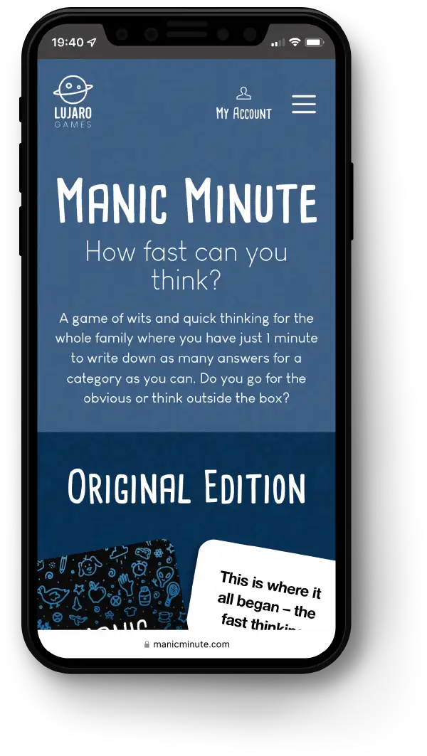 Manic Minute mobile