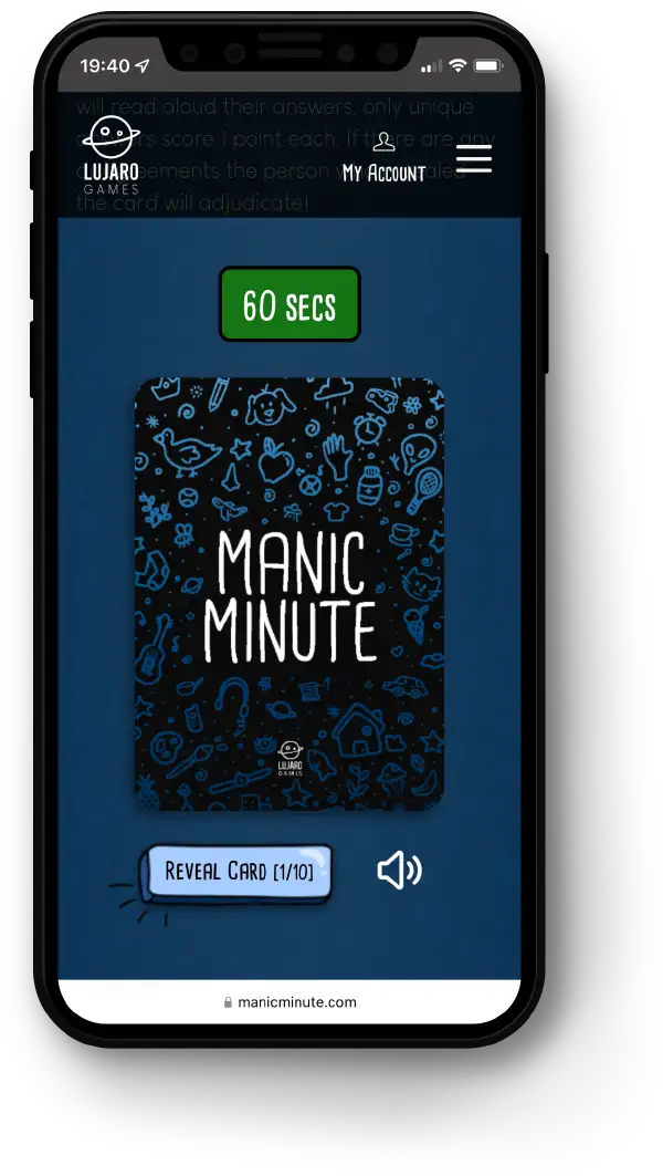 Manic Minute mobile