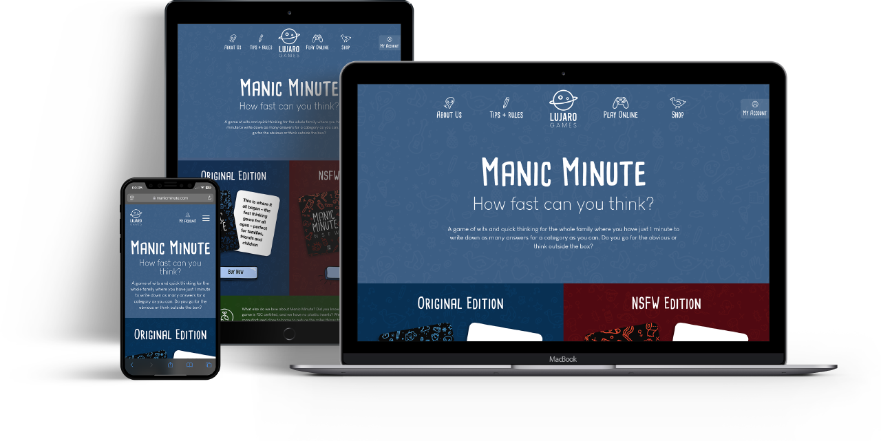 Next Project - Manic Minute