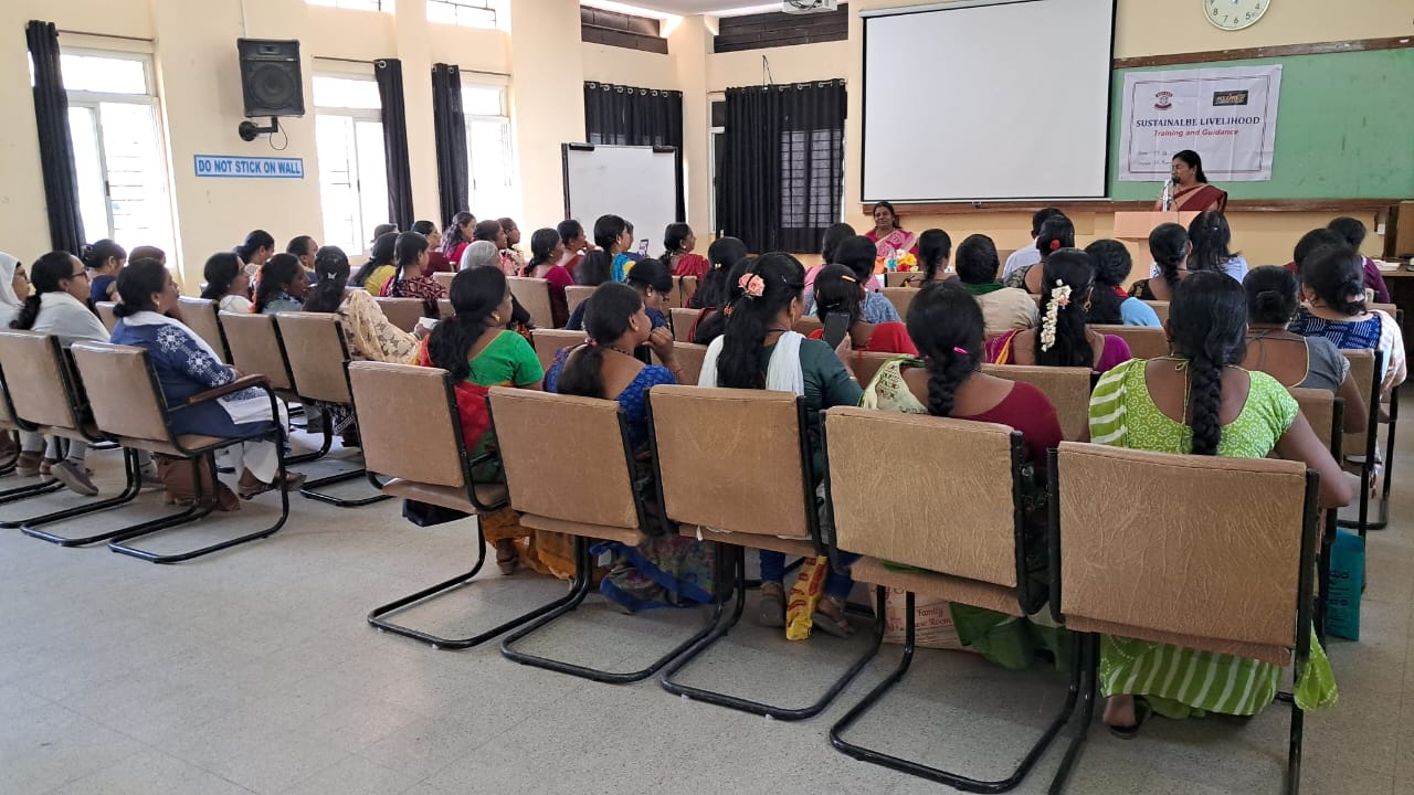 SUSTAINABLE LIVELIHOOD - HANDS ON TRAINING FOR DIFFERENT SKILLS AT ISI, BANGALORE
