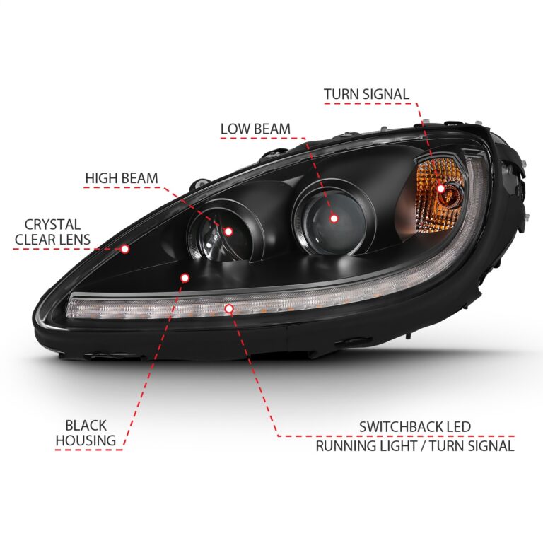 Anzo USA 121553 Projector Headlight Set w/Halo 121553 - Tint World