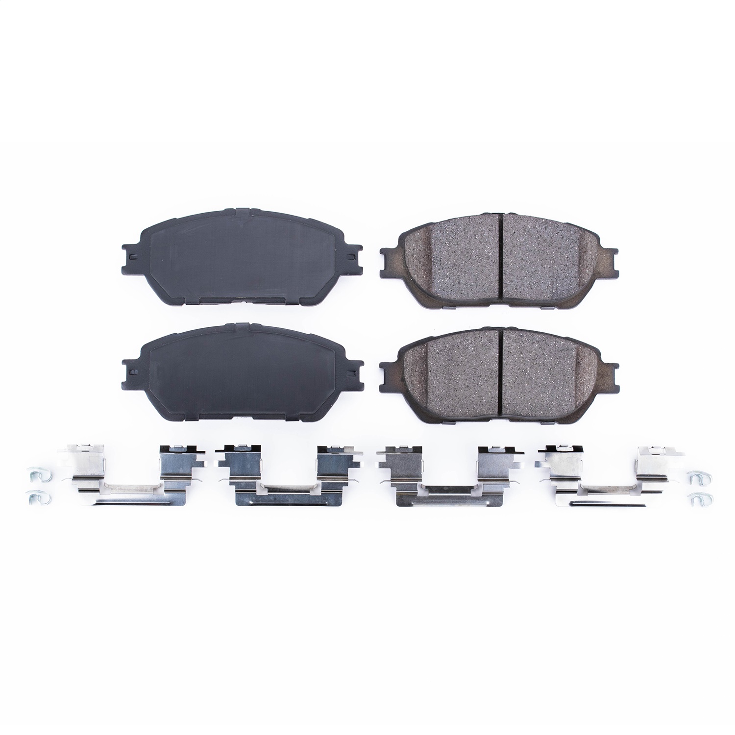 Power Stop 17-906A Z17 Evolution Plus Premium Ceramic Brake Pads w 