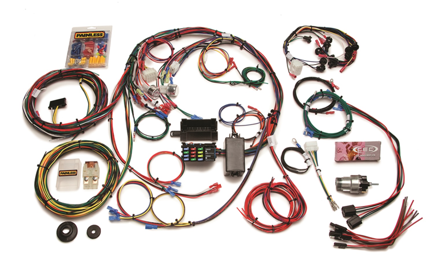Painless Performance Chassis Harness 22 Circuit 1967-68 Mustang 20121 Painless Performance Chassis Harness 22 Circuit 1967-68 Mustang 20121