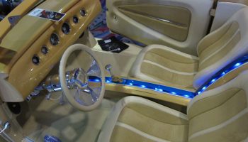 car interior design custom lights leather