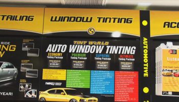 Window Tint Display Board