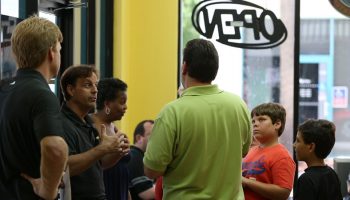 Guests inside store
