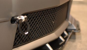 Silver Grille on Car