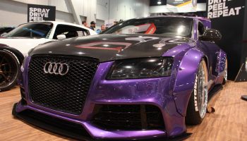 Front End of Purple Car