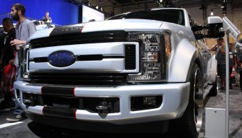 White Ford Truck