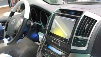 Car Interior with Video