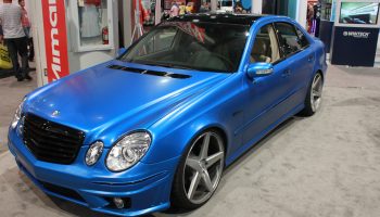 Blue Car Hood