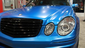 Blue Car Front End