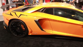 Orange Race Car Side