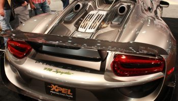 Silver Car Hood