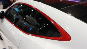 White and Red Car