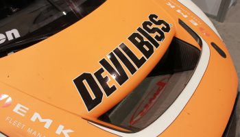 Orange Race Car