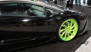 Black Car Green Wheels