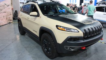 WHite Car with Black Hood