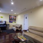 Couch in Waiting Area