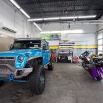 Blue Jeep Truck