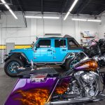 Blue Jeep Truck