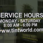 Service Hours Sign