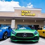 Green Benz with Part of Blue Benz