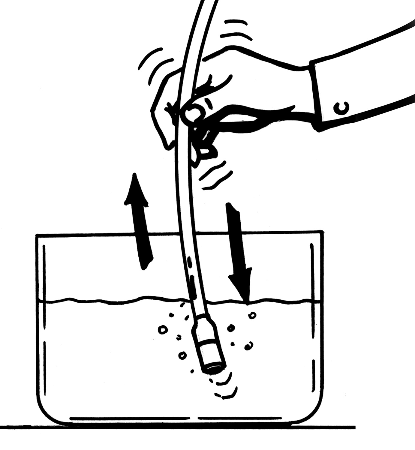 Vertically Driven Products Self-Priming Super Siphon with 5-in hose