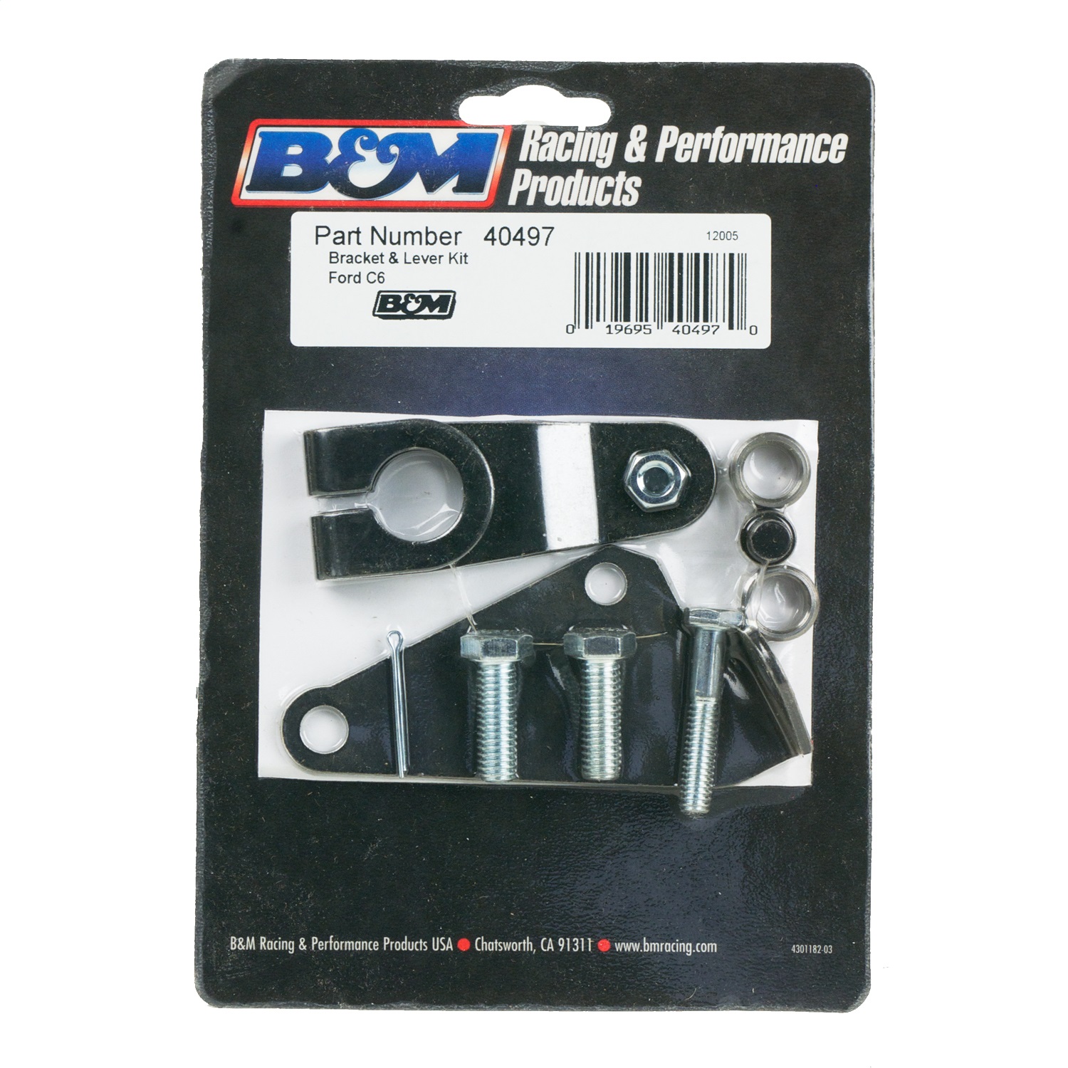 B&M Bracket & Lever Kit C6 B&M Bracket & Lever Kit C6
