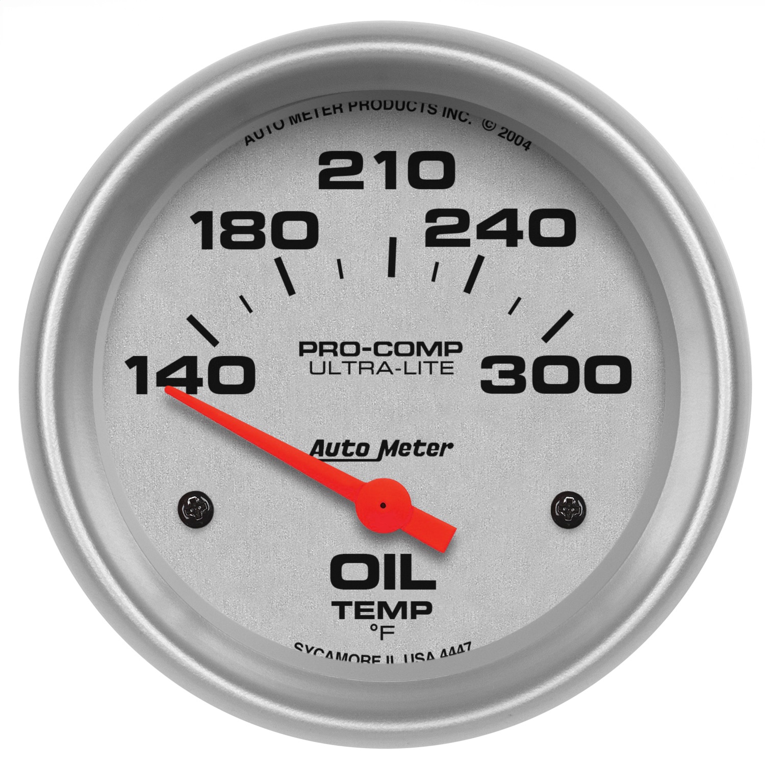 AutoMeter 4447 UltraLiter Electric Oil Temperature Gauge 4447 Tint World
