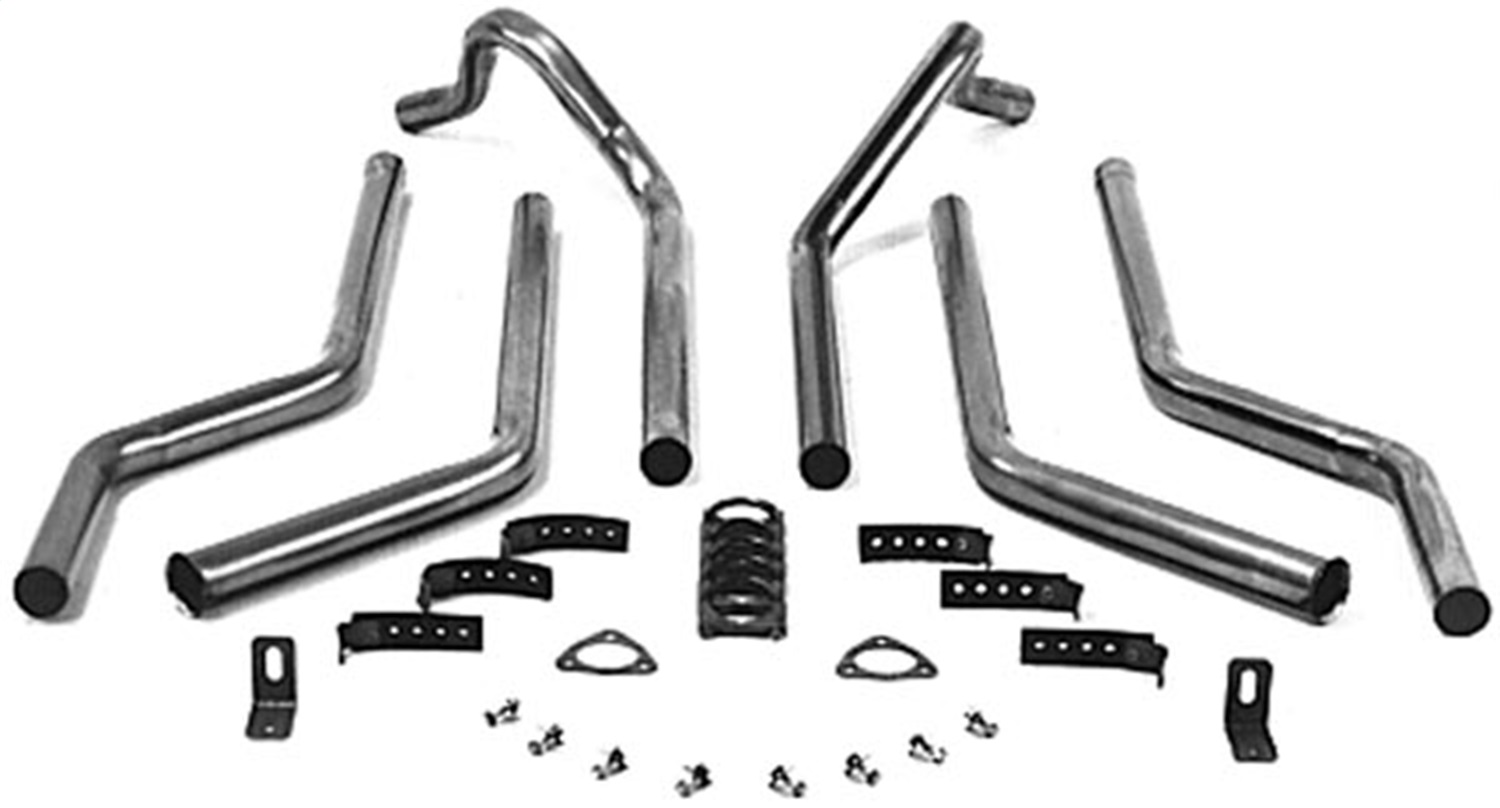 Flowtech Exhaust Exhaust System Dual Exhaust Header Back Kit - Super Street 51525FLT Flowtech Exhaust Exhaust System Dual Exhaust Header Back Kit - Super Street 51525FLT