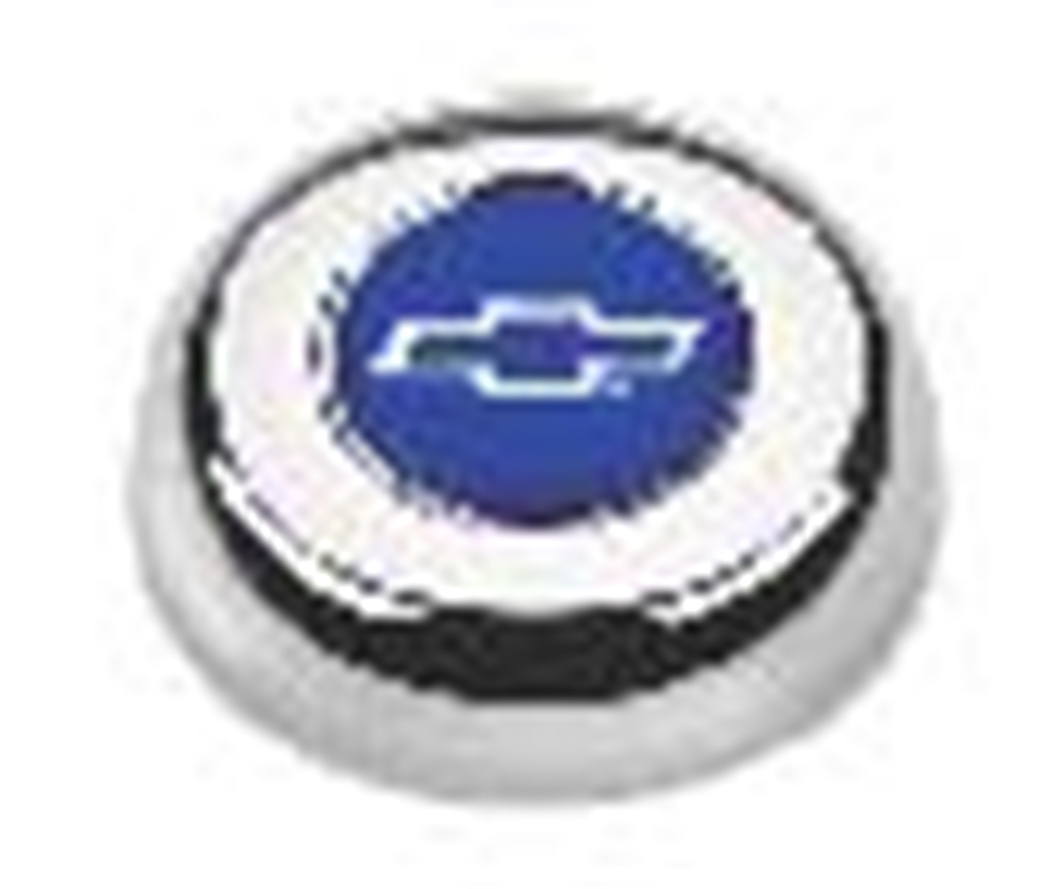 Grant 5630 Chrome Horn Button Chevy Bowtie Blue/Silver Grant 5630 Chrome Horn Button Chevy Bowtie Blue/Silver