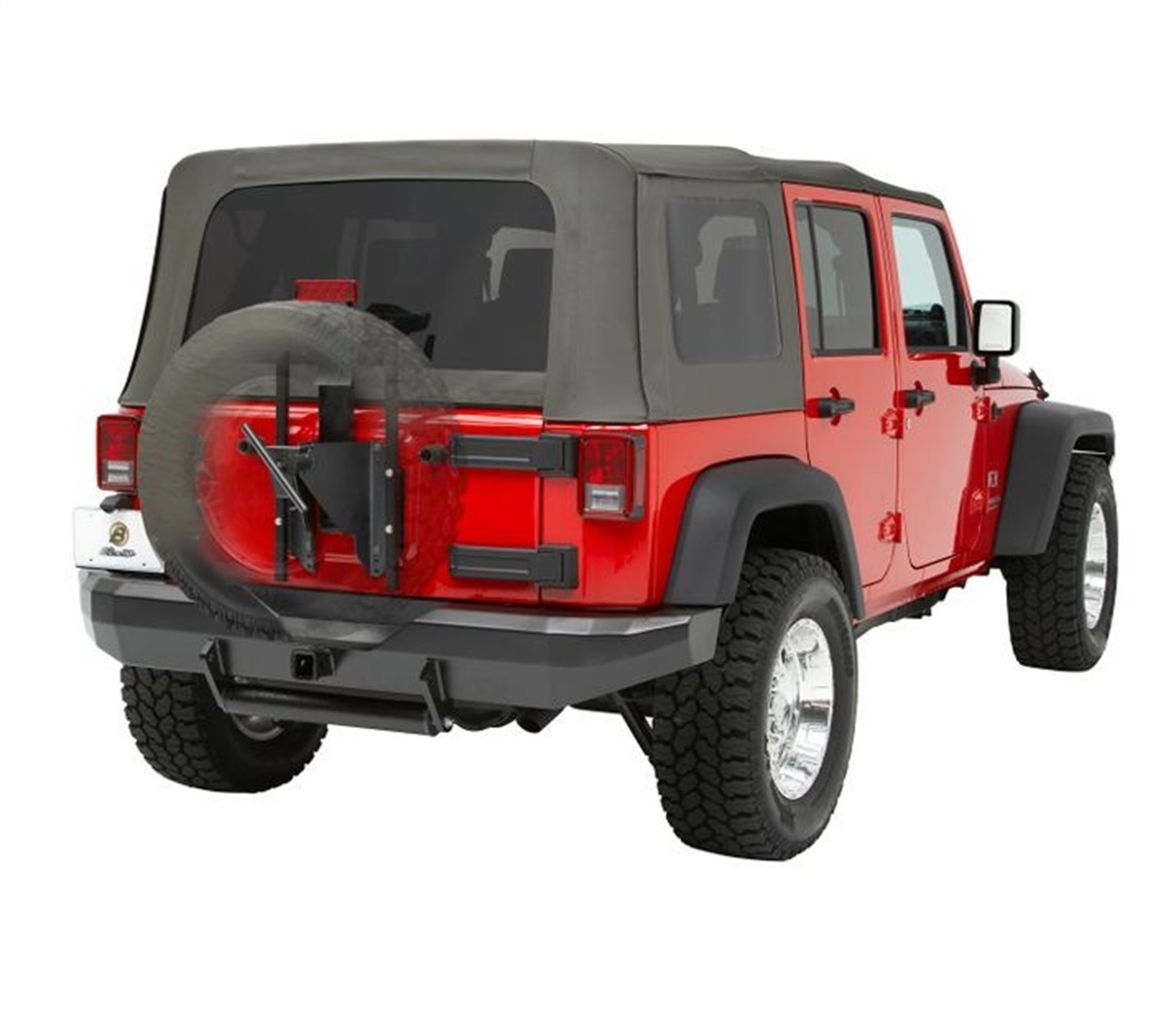 Bestop HighRock 4x4 Tire Carrier Tint World