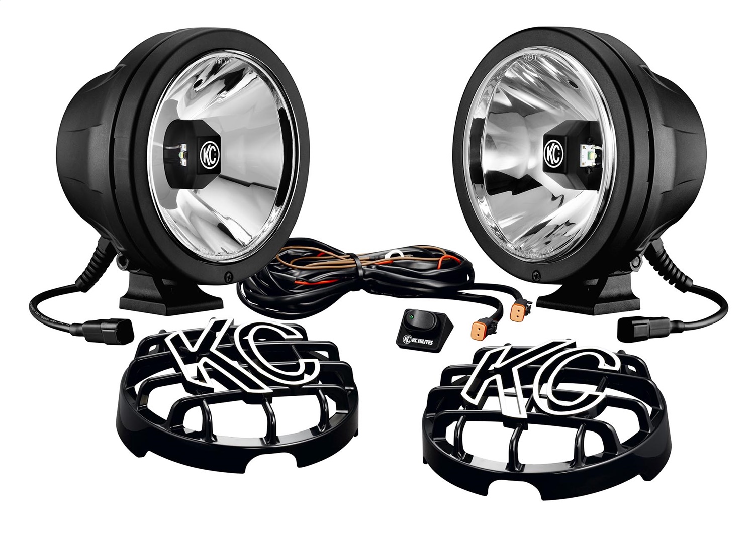 parkere trappe Kilde KC HiLiTES 6" Pro-Sport with Gravity LED G6 Pair Pack System - Driving Beam  - 64 - Tint World