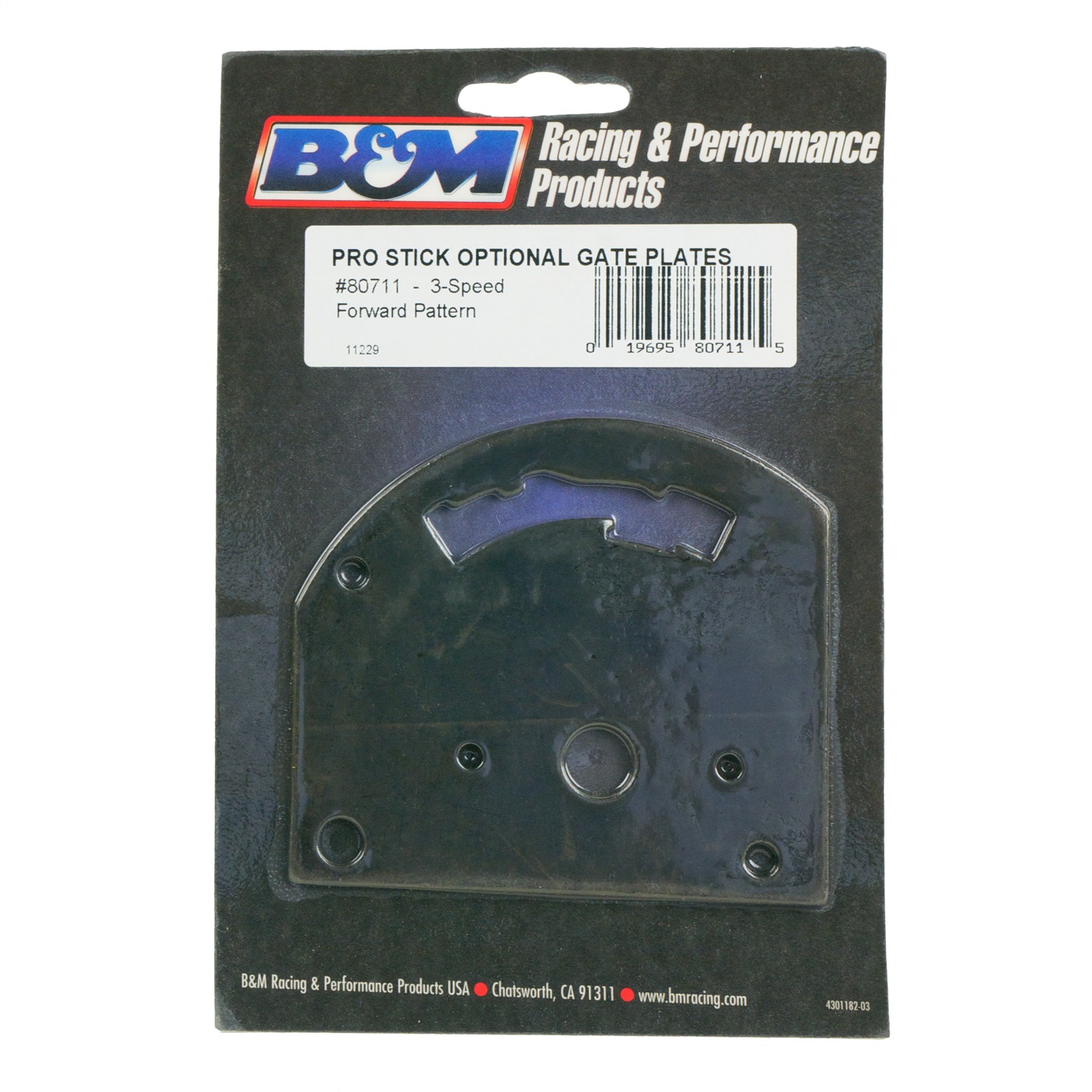 B&M 80711 Pro Stick Manual Transmission Shift Gate Plate 80711 Tint World